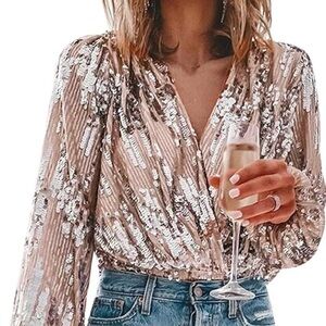 Amazon sequin top